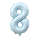 32/40inch Light Pink Blue number balloons Foil Balloon Birthday Balloons Party Baloon 0 1 2 3 4 5 6 7 8 9 globos Balls