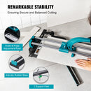 SucceBuy Manual Tile Cutter Laser Positioning Single Rails W/ Supporting Feet Professional Push Knife for Cutting Ceramic