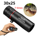 30x25 HD Mini Monocular Telescope Portable Observation Telescope Viewing Hiking Camping Binoculars Outdoor Tools Hunting