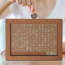 1000/2000/3000/5000/10000 Dollar Money Box Wooden Piggy Bank Money Saving Box Detachable Rustic Coin Bank Money Storage Box