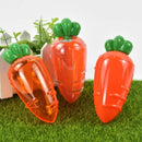 3/6Pcs Easter Plastic Carrot Candy Box Creative Clear Gift Boxes Easter Party Decorations for Home Kids Birthday Favors Supplies