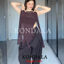 KONDALA Trendy Sexy Transparenter Bodysuit Langarm Bodysuit Fashion 2026 Frühling Sommer Party Urlaub Date Durchsichtig Damen Tops
