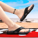 Massage Flip Flops for Men Summer Breathable Beach Shoes Sandals Men Luxury Flip Flops Breathable Men's Slippers