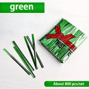 8/10cm Multicolor Wire Metallic Twist Ties For Party Candy Bag Packaging Cello Bags Ligation Lollipop Dessert Sealing Twist Tie