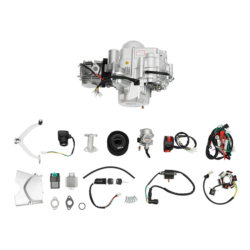 4 stroke Engine Motor 125cc 4 Stroke Engine Motor Kit 125CC Gas Engine Air-cooled For Atomik Pitpro TDR Hummer Orion ATV Xmoto