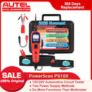 Autel PowerScan PS100 Automotive Circuit Tester Power Circuit Probe Kit Built-in Flashlight Electrical System Diagnostic Tool