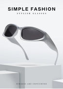 Beliebte Damen-Sonnenbrillen 2023 Punk-Sonnenbrillen Einzigartige Sportsonnenbrillen Herren UV400 Goggle Shades Spiegel Bunte Y2k Brillen