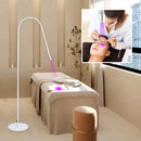 5W/10W UVLED Curing Lamp With Foot Switch Adjustable Focus Floor Lamp Grafting Eyelash Glue Fast Drying Purple Light Beauty Tool