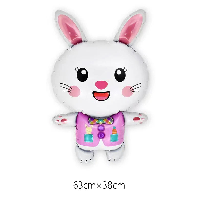 Easter Outdoor Party Games for Family Bunny Potato Sack Race Jumping Bags Kids Easter Egg Spoon Race Eggs Hunt Games Party Favor