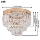 Crystal K9 Led Ceiling Lamp Modern Pendant Light Home Deco Hanging Lighting Fixtures Kitchen Dining Living Room Chandelier Lamps