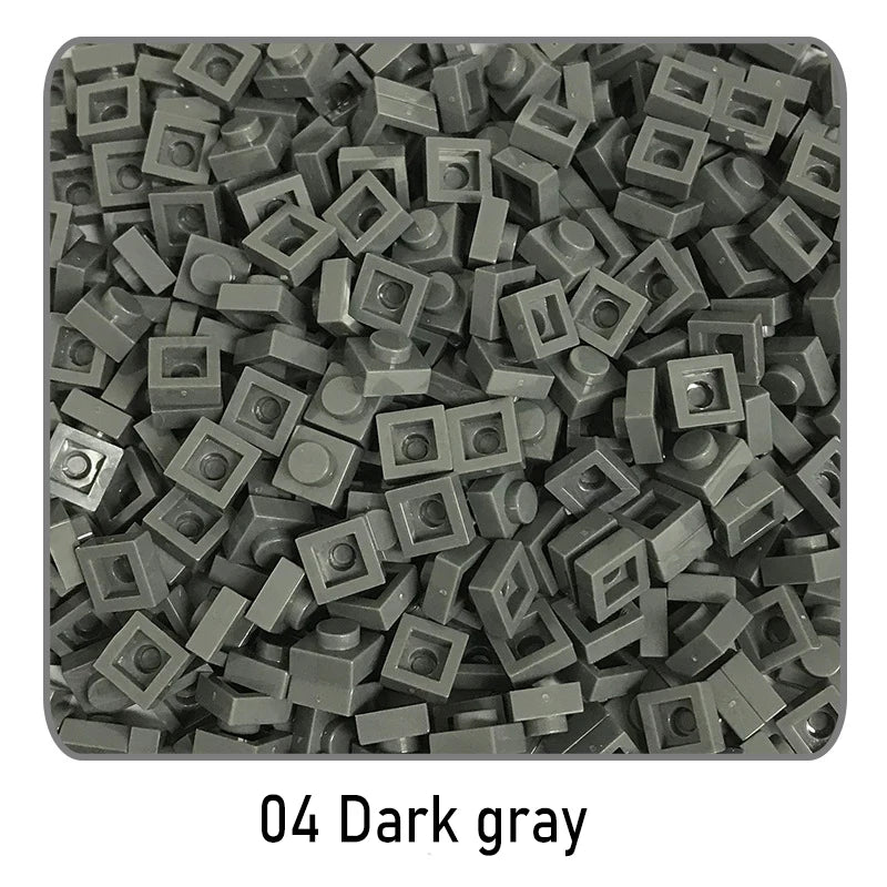 1000pcs DIY Pixel Art Bricks1x1 Round Tile Building Blocks Compatible with 98138 Anime Figure Assemble Toys Gift for Children