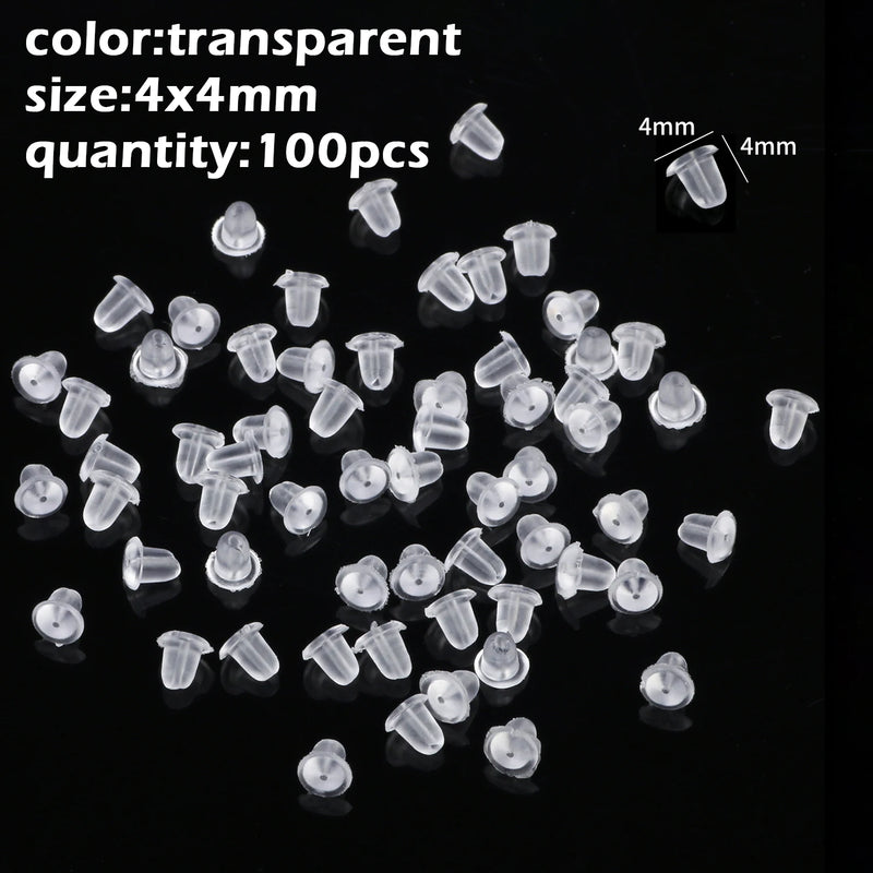 Stainless Steel Round Ball Post Earrings Stud Loops Earring Hooks Earplug  Fit Women DIY Earring Jewelry Making Christmas Craft