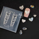 1Pc Cream Skirt Lace Heart  3D Acrylic Mold Nail Art Decorations  DIY Design Silicone Decorated  Nail Art Templates Nails  Mold