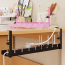 The Quiet Route | Retractable Clamp-On Under-Desk Cable Tray