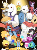Undertale Game Hot Anime Cartoon Diamond Painting 5D DIY Cross Stitch Set New Arrivals Mosaic Embroidery Art House Printed Gift