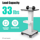 The Butler's Ghost | Luxury Serving Trolley Cart with Rolling Casters