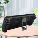 Silicone Console Housing Anti Slip Soft Shell Game Console Frame with Foldable Bracket Replacement Accessories for Steam Deck
