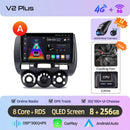 Junsun Wireless CarPlay Android Auto Car Radio for Honda Fit Jazz City 2002 2003 2004-2007 RDS GPS 4G WIFI Multimedia autoradio