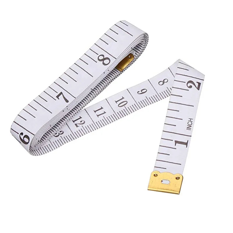 150cm/60" Body Measuring Ruler Sewing Tailor Tape Measure Centimeter Meter Sewing Measuring Tape Soft Random Color