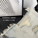 Ripped Denim Shorts Women 2026 Summer New Sexy Hole Wide-leg Jeans A-shaped Hot Pants High Waisted Shorts