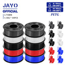 The LayerStack | 10-Roll 1.75mm 3D Printer Filament Collection (PLA / PETG / SILK)