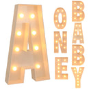 91.5CM DIY Name Giant Led Light Letter Frame Box Wedding Valentine's Day Party Decoration Anniversary Baby Shower Birthday Decor