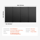 SucceBuy 24" x12" 4pcs Metal Pegboard Panels Steel Wall Tools Organizer Garage Storage Peg Panel for Workbench Office Craft Home