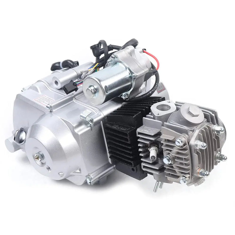 125Cc Engine 4 Stroke Semi-Auto Atv Engine 3 Speed With Reverse Engine Motor Kit Electric Starter Engine For Go Kart Dirt Bike