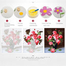 Momoart New Arrivals Paint Kit For Adults Tulip Flower DIY Painting By Numbers Vase Kit Canvas Handmade Gift