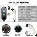 Teschev 3.5KW Adjustable EV Charger Wallbox 16A Portable EV Charging GBT China Type1 Type2 Standard Electric Vehicle Cars Schuko