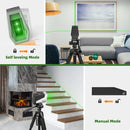 Huepar E011G Green Laser Level Self Leveling Cross Line Rechargeable Tool & Motion Sensor & Pulse Mode -Wave Your Hand to Switch