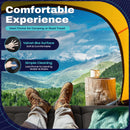 Universal Inflatable Car Bed Mattress Set w Air Pump Foldable Flocking Air Cushion for  Trunk Back Seat Camping Travel Sleeping