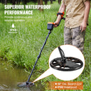 SucceBuy Metal Detector for Adults & Kids 10Inch Waterproof Search Coil with LCD Display 7 Modes Adjustable Aluminum Stem