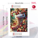 Huacan 5D DIY Diamond Painting Shoes Rhinestones Full Square Round Diamond Mosaic Cartoon Gift Christmas Gift Art Home Decor