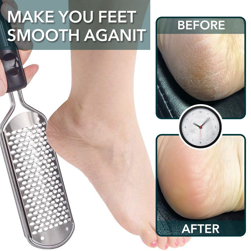 1 Pcs Foot File For pedicure Stainless Pedicure Tools Dead dead skin remover for feet Blade Replaceable foot care brush Callus