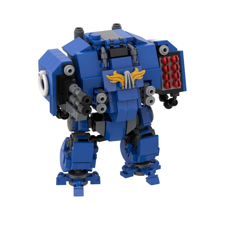 MOC Popular Game 40 K Ballistus Dreadnought Battle Robot Building Blocks High-Tech Mecha Warrior Bricks Toy Casual Ornament Gift