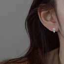 Ohrringe aus massivem 925er Sterlingsilber mit Zirkonia-Blumen für Damen, modisch, XY0151