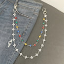 2025 New Model Flower Shape Hip Hop Pants Chain Fashionable Men And Women One's Waist Luxury Accessories Spring Gift
