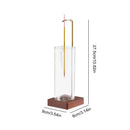 Incense Holder Yoga Timer Aromatherapy Stand Incense Anti-Ash Flying Incense Burner For Sticks With Removable Glass for Home