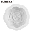 SILIKOLOVE 3D Rose Flower Silicone Baking Pan for Pastry Cake Tray Mold Silicone Baking Mold for Sweets Baking Forms Bakeware