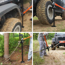 VEVOR High Lift Farm Jack 48"/60" Allzweck-Farm Jack 3175 kg Tragkraft Straßen- und Allzweck-Wagenheber Schwerlast-Farm Jack für Traktor LKW