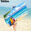 30*60inch Ultra-Soft Beach Towel with Beach Bliss Parrot Drink Ocean Waves Towel