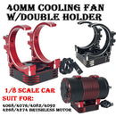 YSIDO Motor Fast Cooling Fan 40x40mm Aluminum Fan w/holder for Traxxas ARRMA 1/7 Hobbywing 4274 4268 Rocket 1/8 RC Car 4082 1515