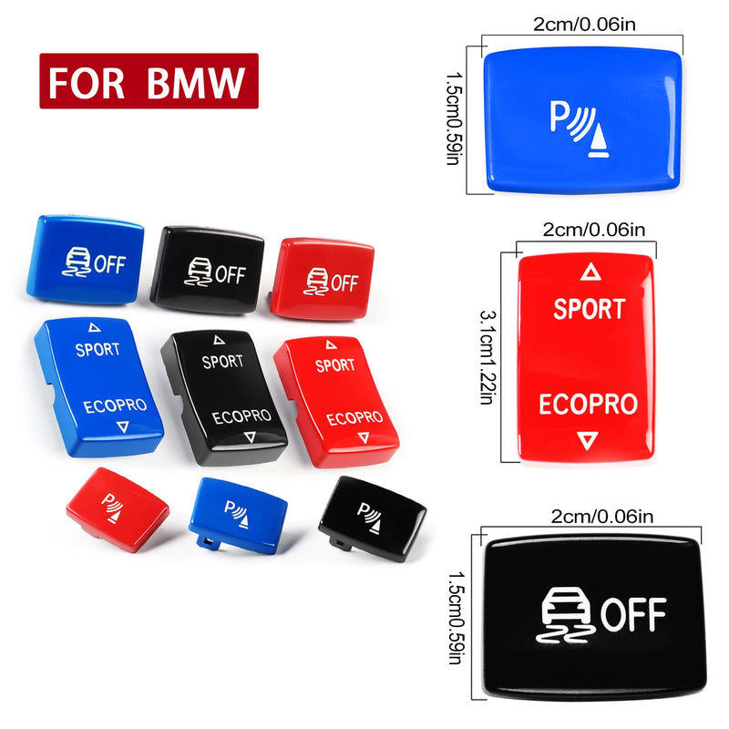 For BMW 1 2 3 4 Series F20 F21 F22 F23 F30 F31 F34 F35 F32 Car Gear Panel Control Switch Replace Sport Ecopro Off Button Cover