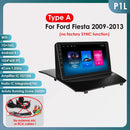 Hizpo 9inch Android13 Car Radio for Ford Fiesta 2009 - 2017 Sync Multimedia DSP RDS CarPlay 4G BT GPS Navigation UI7862 Headunit