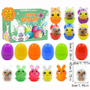 24pcs Bunny Eggs Easter Egg Gift Boys And Girls Easter Gifts Party Stuffed Dolls