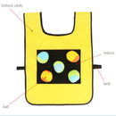 Outdoor-Sportspiel Requisiten Weste Klebrige Trikot-Weste Spielweste Weste mit klebrigen Ballwurf-Spielzeugen für Kinder Sportspielzeug