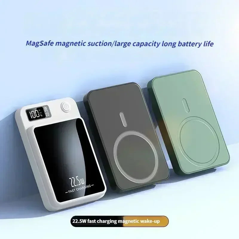 2024 New magnetic power bank 50000mAh large capacity wireless fast charging suitable for iPhone12 13 14 15 Huawei Xiaomi Samsung