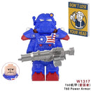MY701-705 Bos Brotherhood of Steel T-60 Power Armor Cooper Howard Lucy MacLean Radiation Building Block Mini Action Figure Toys