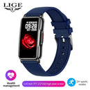 LIGE Fashion Smart Bracelet Women Smartwatch Men Heart Rate Monitor Waterproof Sports Fitness Ladies Smart Watch For Android IOS